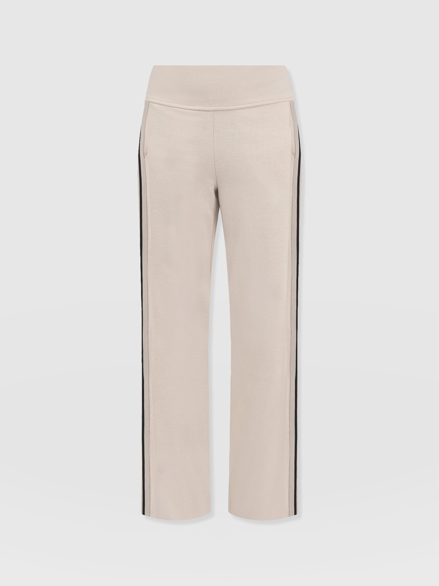 Runway Pant - Light Beige Stripe