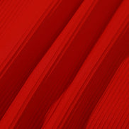 The Red Ribbed Bikini Bottom