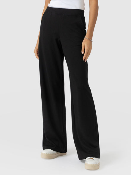 Hoxton Straight Leg Pant - Black