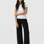 Hoxton Straight Leg Pant - Black