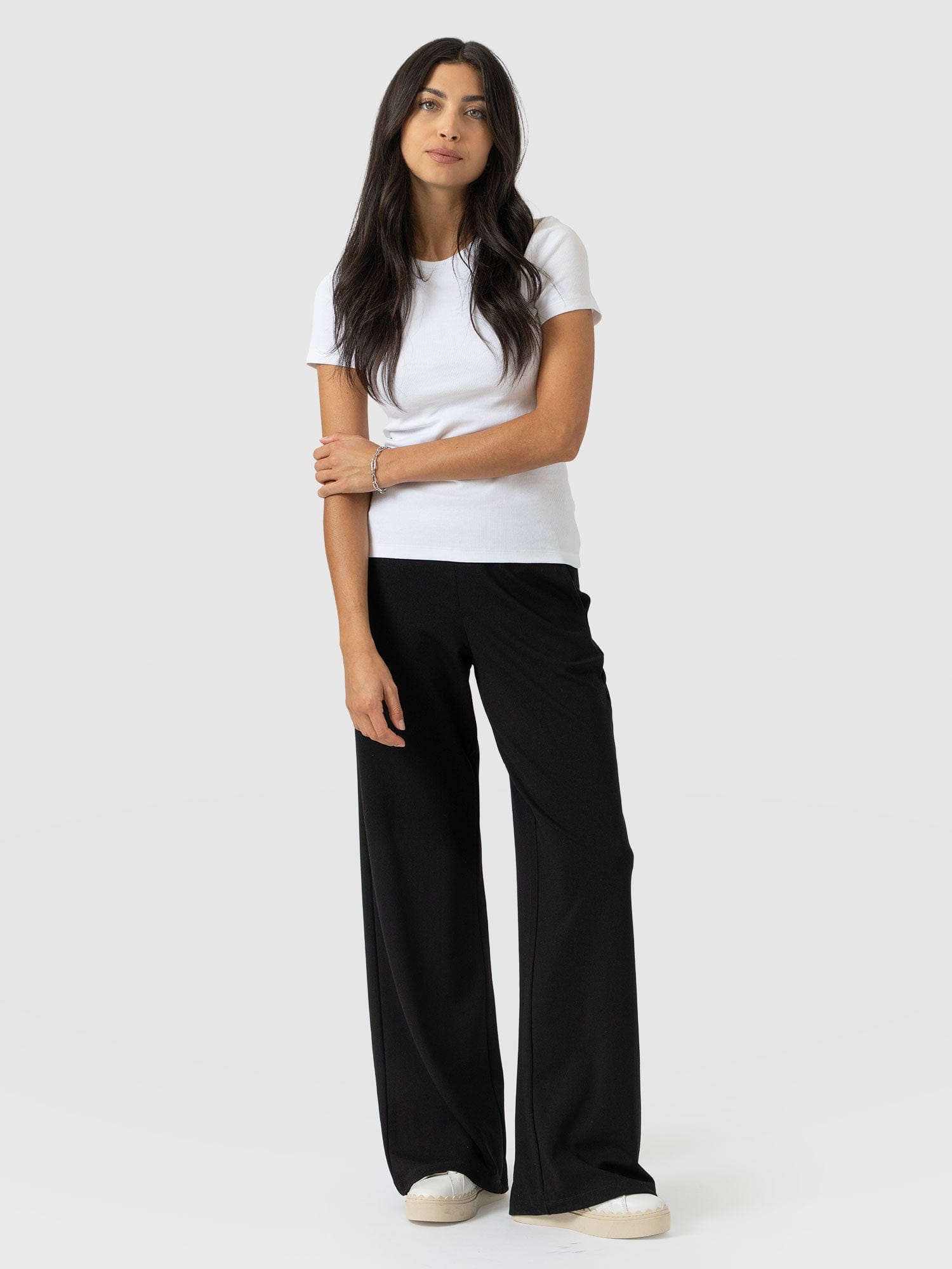 Hoxton Straight Leg Pant - Black