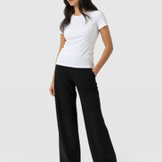 Hoxton Straight Leg Pant - Black