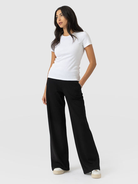 Hoxton Straight Leg Pant - Black