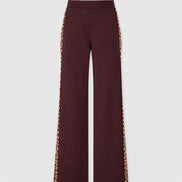Hoxton Straight Leg Pant - Maroon