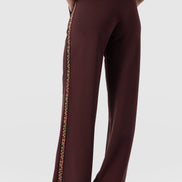 Hoxton Straight Leg Pant - Maroon