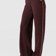 Hoxton Straight Leg Pant - Maroon