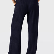 Hoxton Straight Leg Pant - Navy Textured