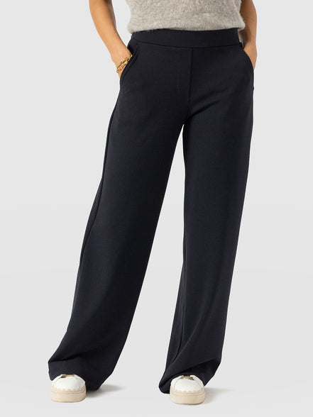 Hoxton Straight Leg Pant - Navy