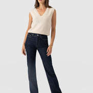Wide Leg Jean - Indigo Blue