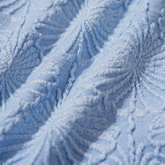 Blue Jacquard Cut Out Bikini Sets