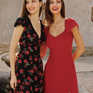 Red Sweetheart Neck Jacquard Maxi Dress
